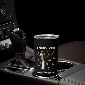 Marcus The Worm Meme Tumbler Cup I Survived 67 Days On Rigatoni TS14 Print Your Wear