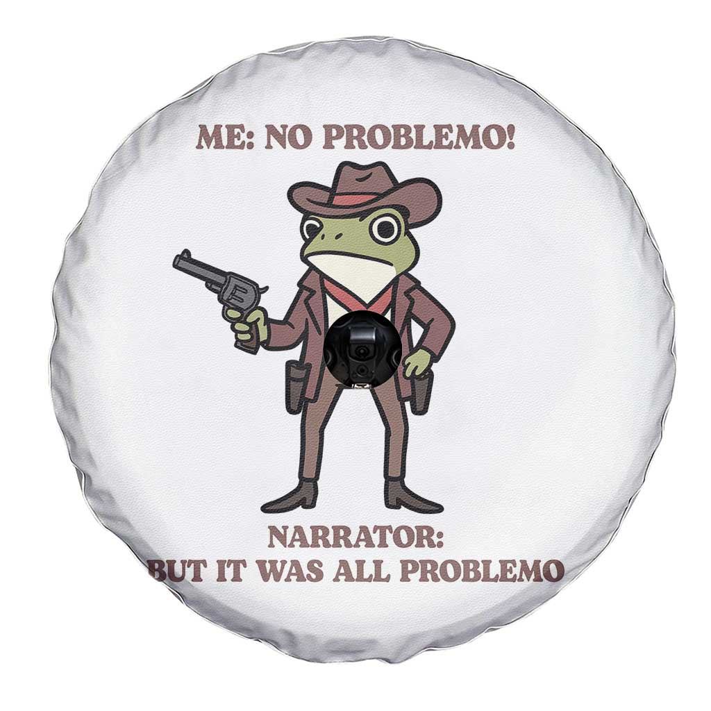 Cowboy Frog Meme Spare Tire Cover Funny Me No Problemo Narrator TS14 Print Your Wear