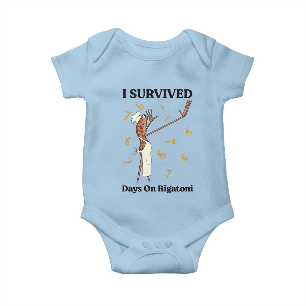 Marcus The Worm Meme Baby Onesie Funny 67 Six Seven Brain Rot TS14 Light Blue Print Your Wear