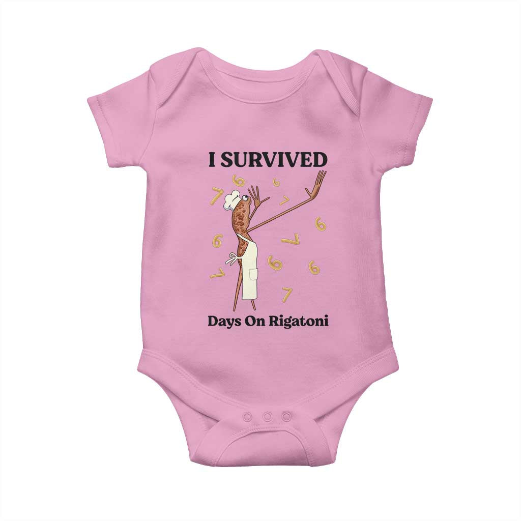 Marcus The Worm Meme Baby Onesie Funny 67 Six Seven Brain Rot TS14 Light Pink Print Your Wear