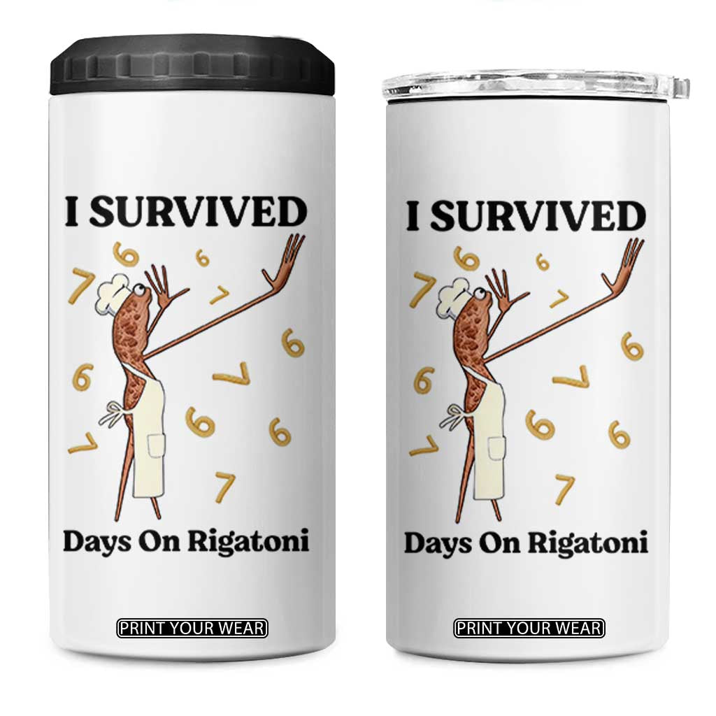 Marcus The Worm Meme 4 in 1 Can Cooler Tumbler Funny 67 Six Seven Brain Rot TS14 One Size: 16 oz White Print Your Wear