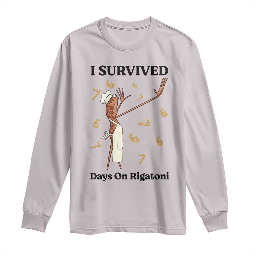 Marcus The Worm Meme Long Sleeve Shirt Funny 67 Six Seven Brain Rot TS14 Ice Gray Print Your Wear