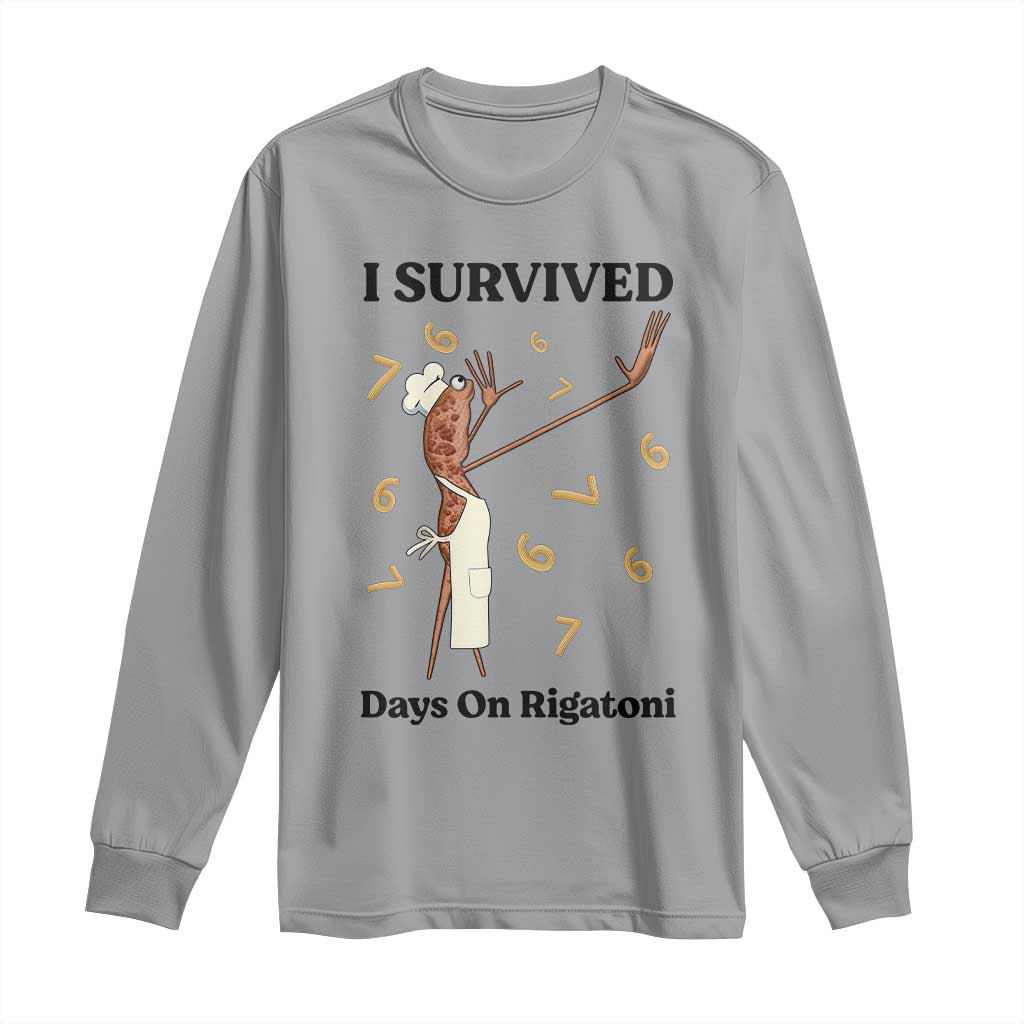 Marcus The Worm Meme Long Sleeve Shirt Funny 67 Six Seven Brain Rot TS14 Sport Gray Print Your Wear