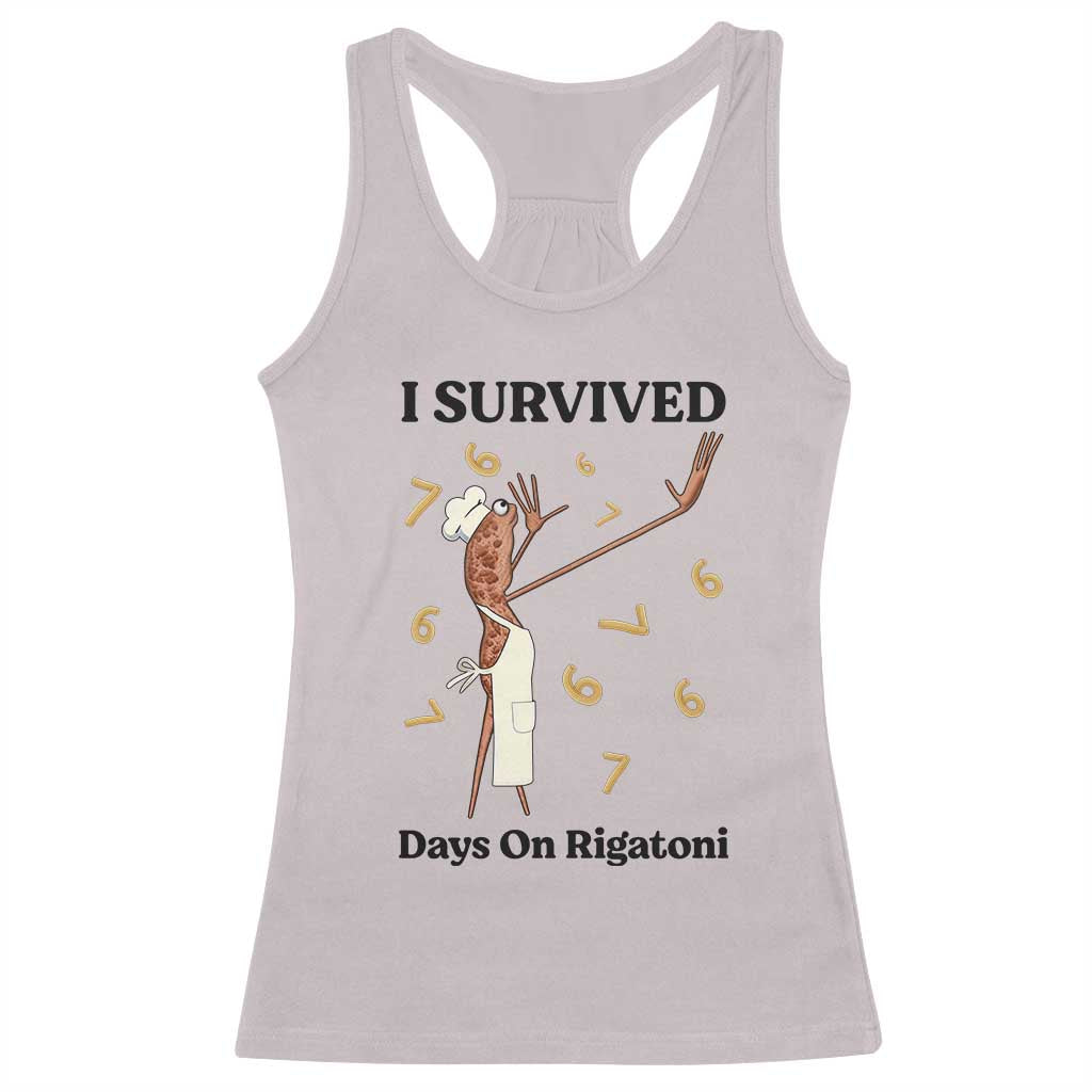 Marcus The Worm Meme Racerback Tank Top Funny 67 Six Seven Brain Rot TS14 Ice Gray Print Your Wear