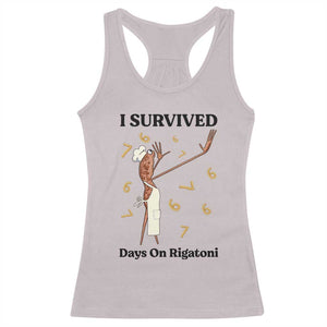 Marcus The Worm Meme Racerback Tank Top Funny 67 Six Seven Brain Rot TS14 Ice Gray Print Your Wear