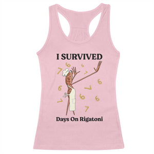 Marcus The Worm Meme Racerback Tank Top Funny 67 Six Seven Brain Rot TS14 Light Pink Print Your Wear