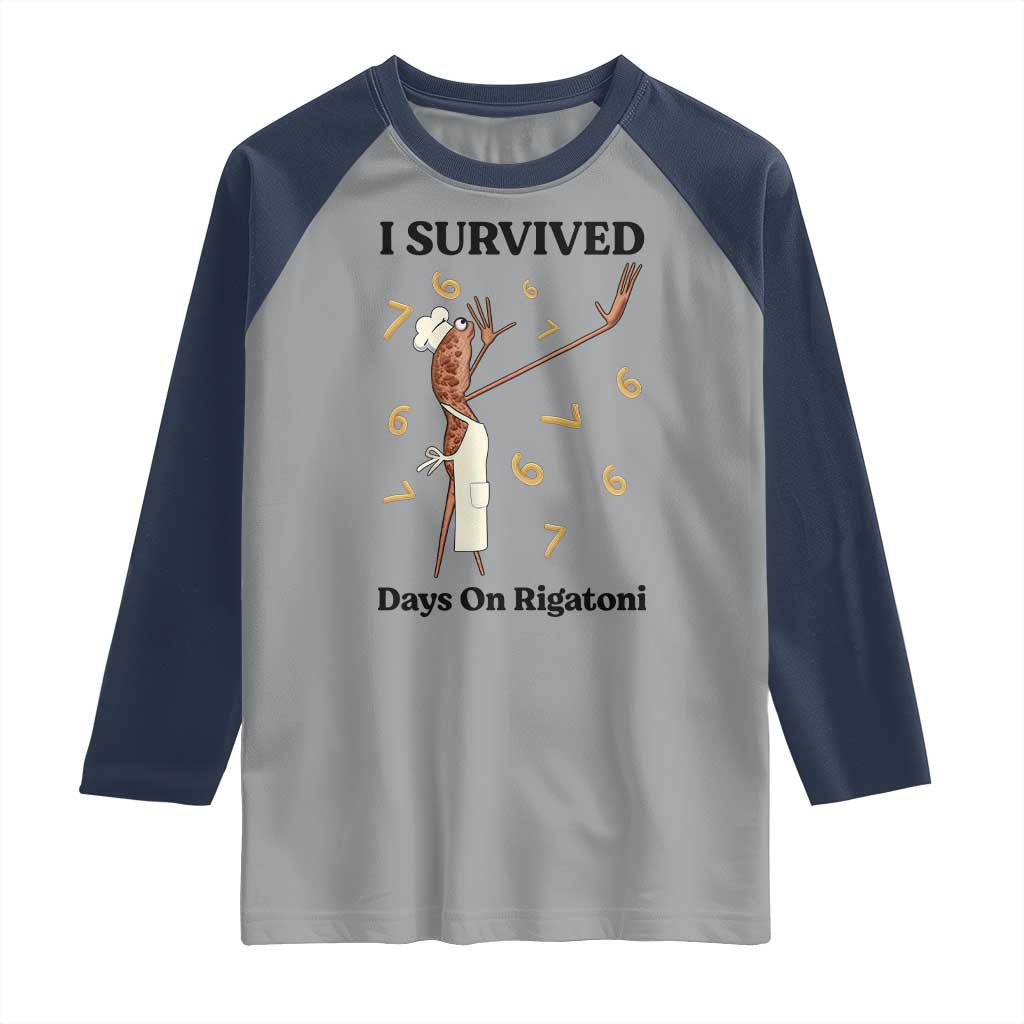Marcus The Worm Meme Raglan Shirt Funny 67 Six Seven Brain Rot TS14 Sport Gray Navy Print Your Wear