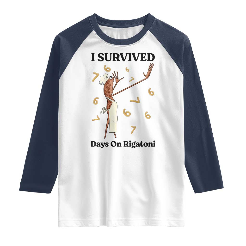Marcus The Worm Meme Raglan Shirt Funny 67 Six Seven Brain Rot TS14 White Navy Print Your Wear