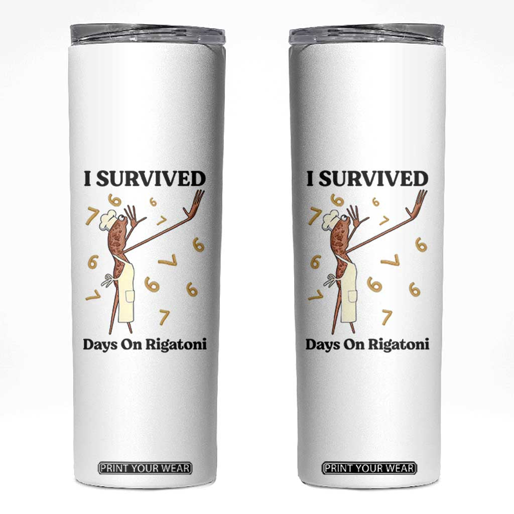 Marcus The Worm Meme Skinny Tumbler Funny 67 Six Seven Brain Rot TS14 White Print Your Wear