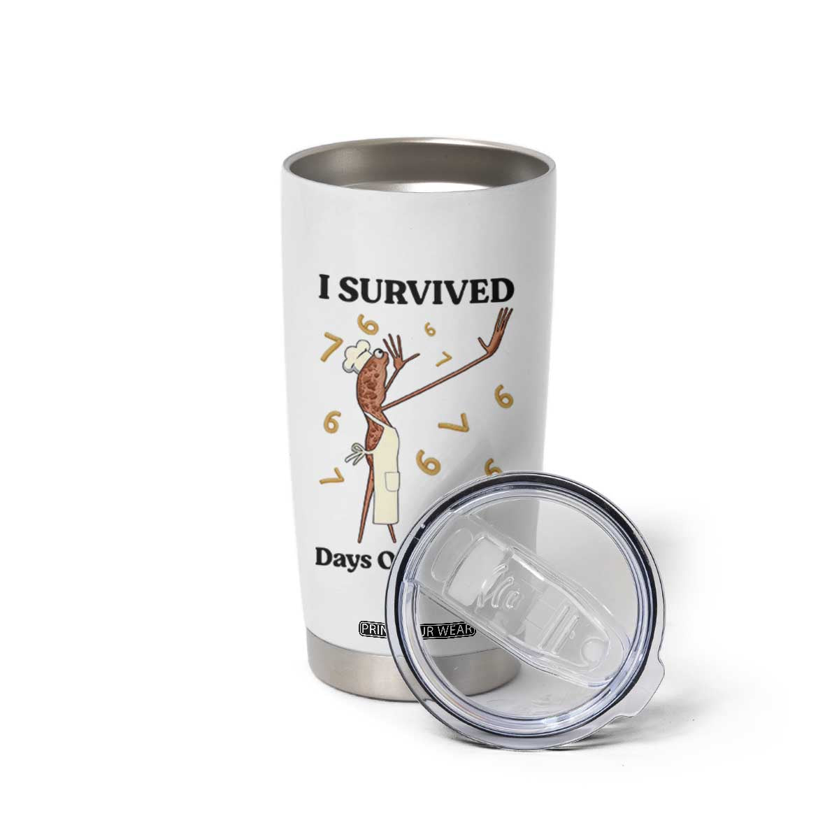 Marcus The Worm Meme Tumbler Cup Funny 67 Six Seven Brain Rot TS14 Print Your Wear