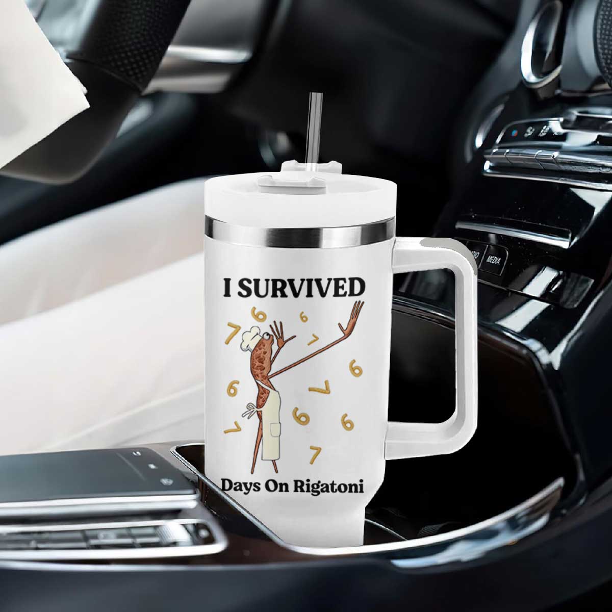 Marcus The Worm Meme Tumbler With Handle Funny 67 Six Seven Brain Rot TS14 Print Your Wear