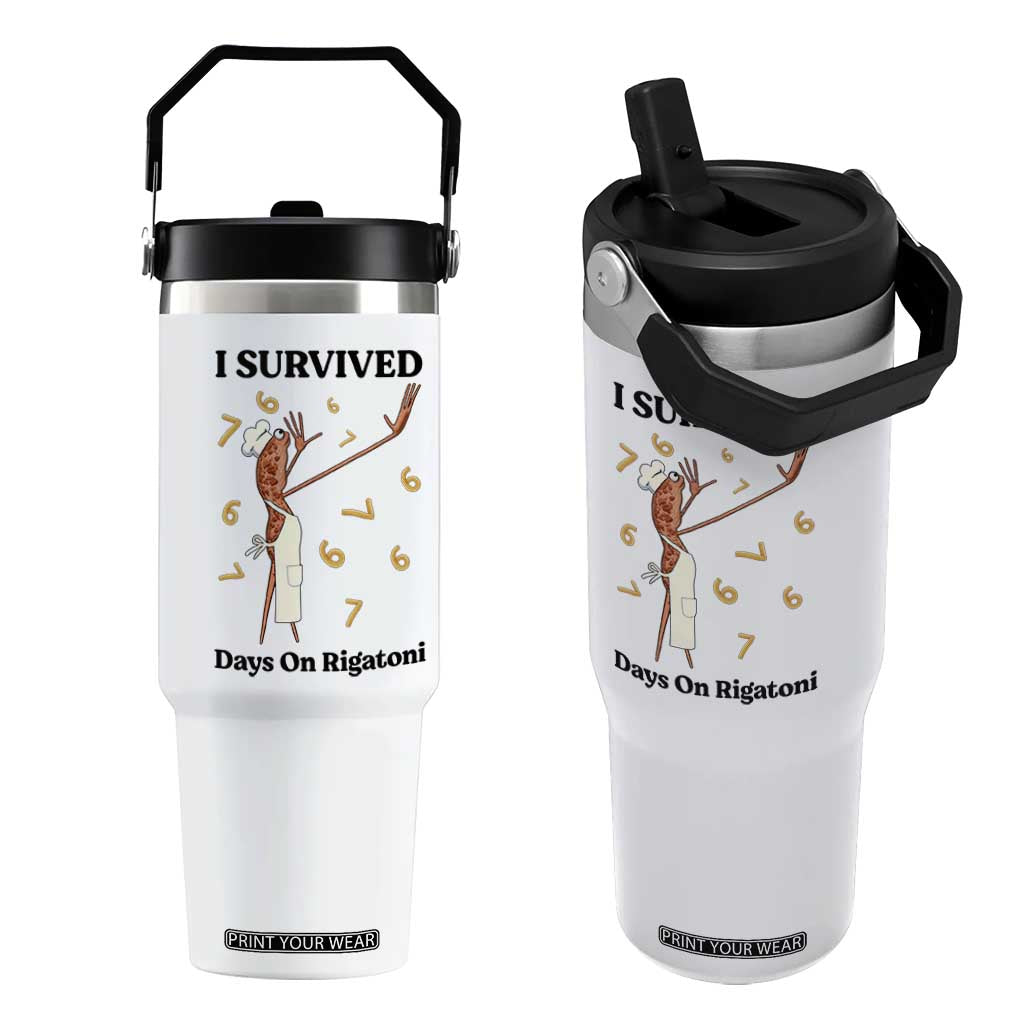 Marcus The Worm Meme Flip Straw Tumbler Funny 67 Six Seven Brain Rot TS14 One Size: 30 oz White Print Your Wear