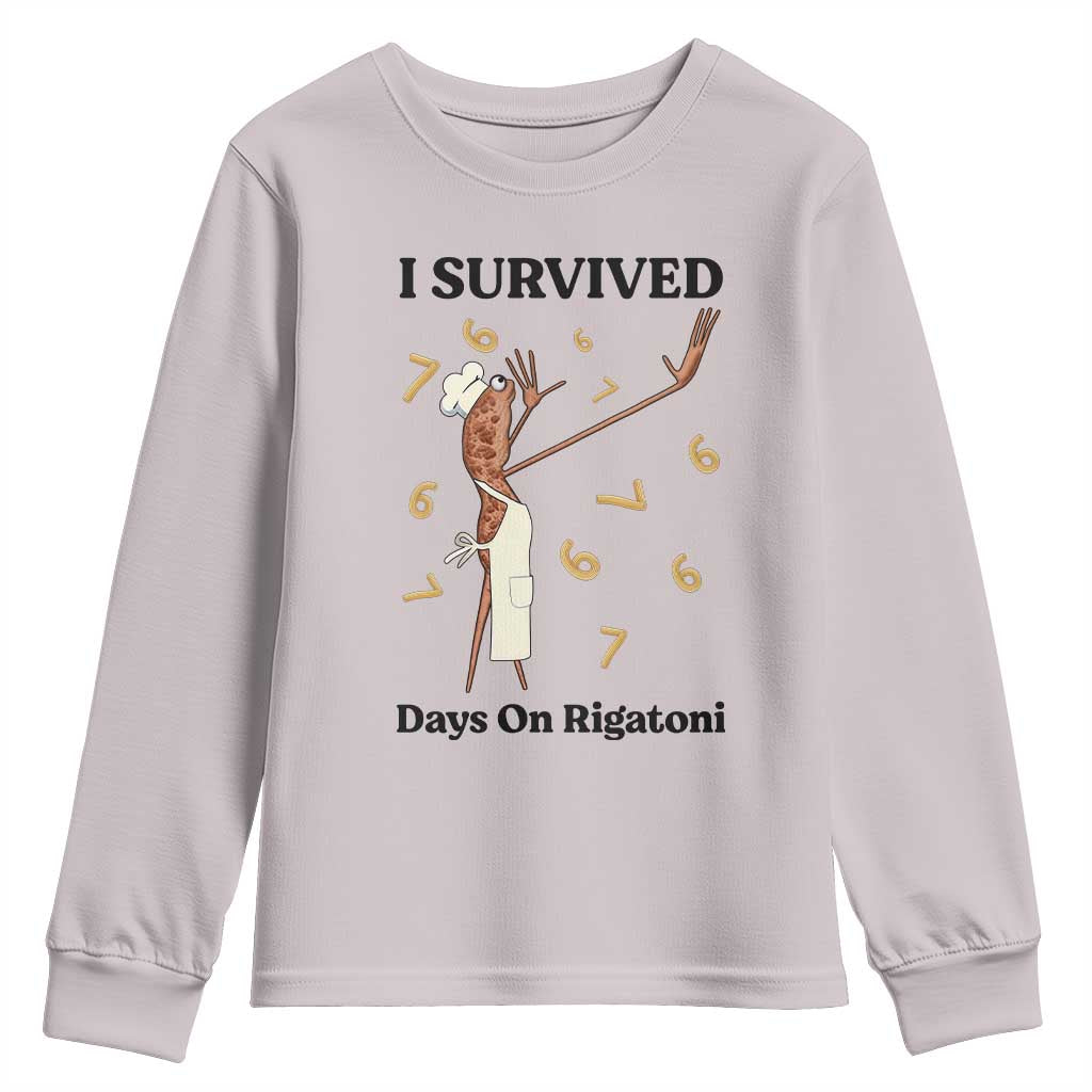 Marcus The Worm Meme Youth Sweatshirt Funny 67 Six Seven Brain Rot TS14 Ice Gray Print Your Wear