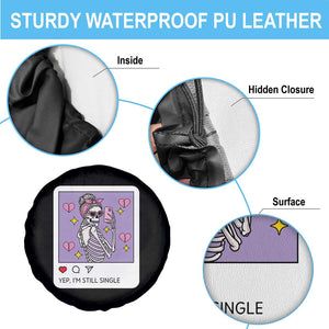 Anti Valentine Spare Tire Cover Funny Skeleton Selfie Meme TS14 Print Your Wear