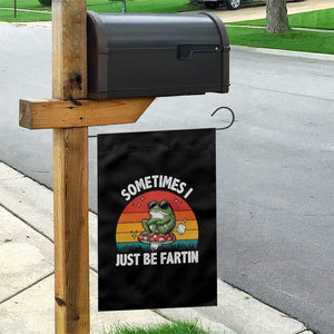 Funny Frog Meme Garden Flag Sometimes I Just Be Fartin TS14 Print Your Wear