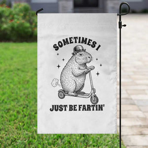 Funny Groundhog Scooter Garden Flag Sometimes I Just Be Fartin TS14 Print Your Wear
