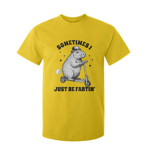 Funny Groundhog Scooter T Shirt For Kid Sometimes I Just Be Fartin TS14 Daisy Print Your Wear
