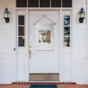 Funny Cowboy Frog Garden Flag Sometimes I Just Be Fartin TS14 Print Your Wear