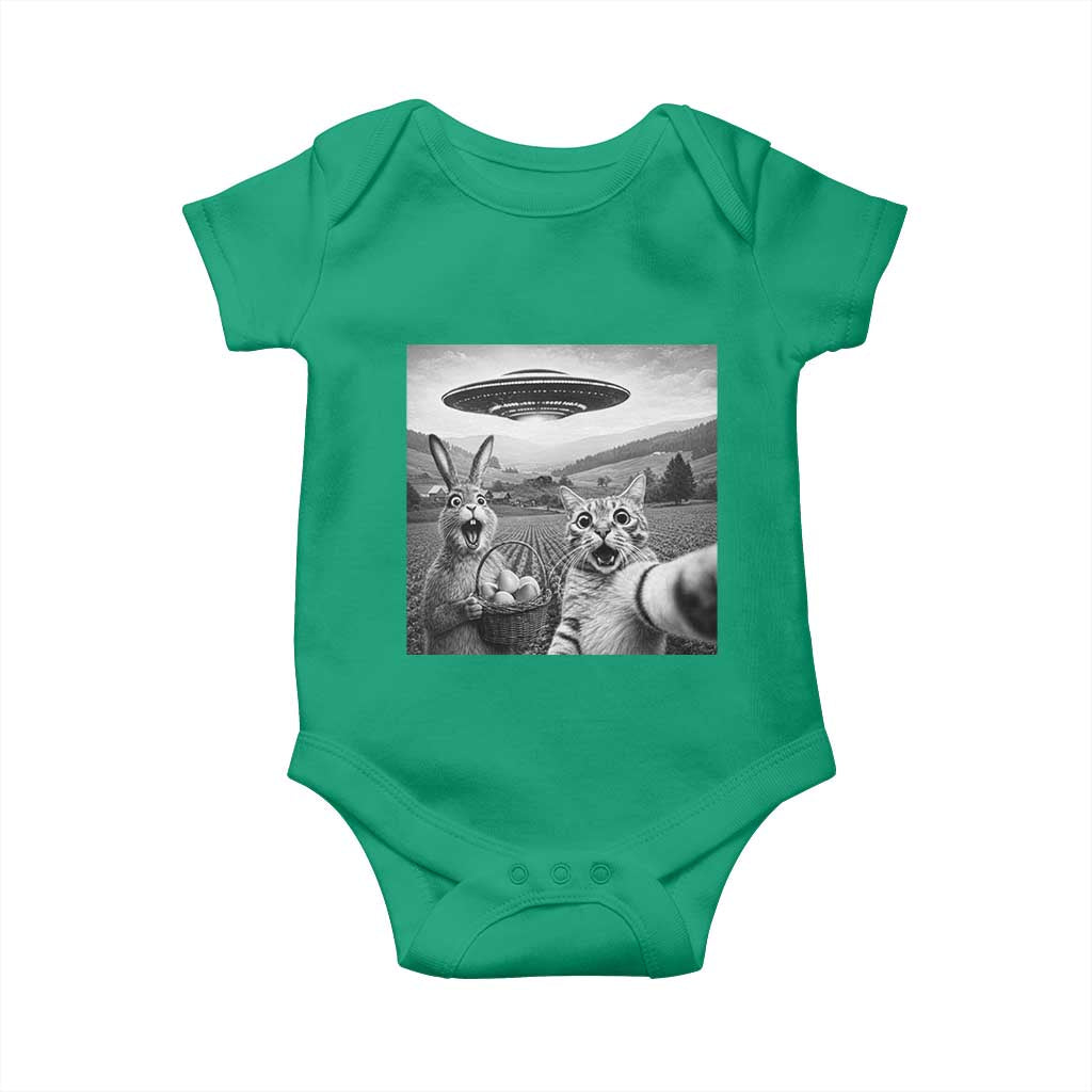 Funny Easter Baby Onesie Christian Cat Selfie Bunny Meme TS14 Irish Green Print Your Wear