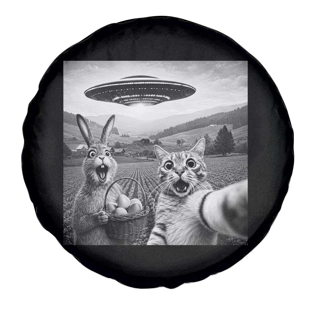 Funny Easter Spare Tire Cover Christian Cat Selfie Bunny Meme TS14 Print Your Wear