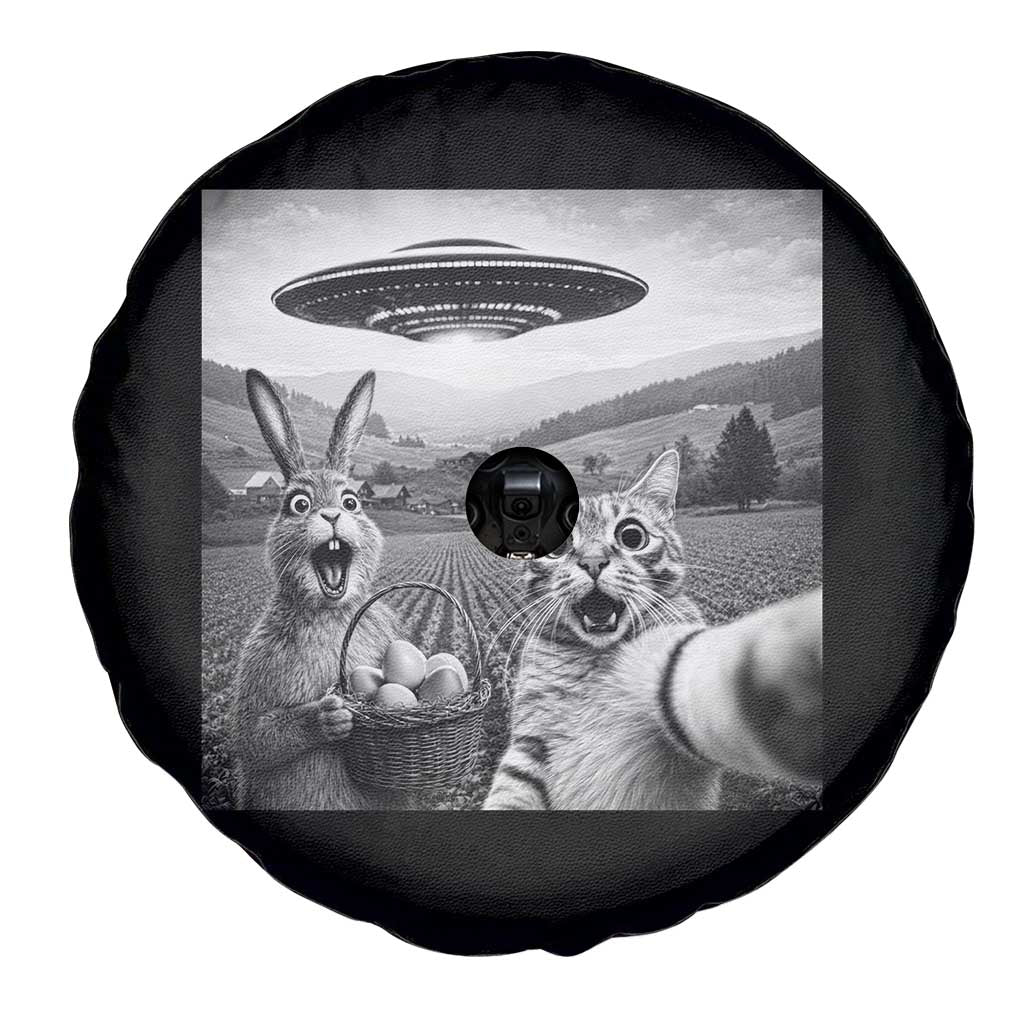 Funny Easter Spare Tire Cover Christian Cat Selfie Bunny Meme TS14 Print Your Wear