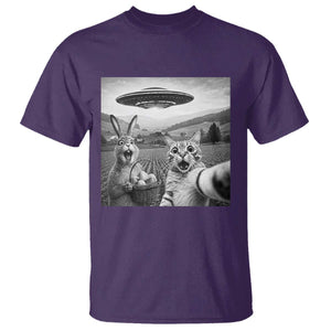 Funny Easter T Shirt Christian Cat Selfie Bunny Meme TS14 Purple Print Your Wear