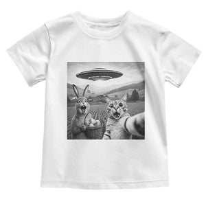 Funny Easter Toddler T Shirt Christian Cat Selfie Bunny Meme TS14 White Print Your Wear