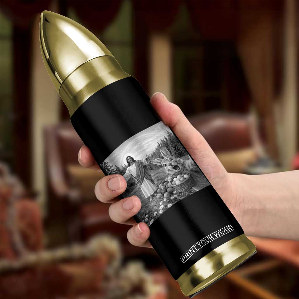 Funny Easter Jesus Bullet Tumbler Christian Jesus Bunny Selfie Religious TS14 Print Your Wear