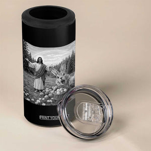 Funny Easter Jesus 4 in 1 Can Cooler Tumbler Christian Jesus Bunny Selfie Religious TS14 Print Your Wear