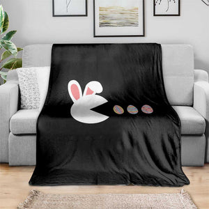 Funny Easter Throw Blanket Bunny Gamer Egg Hunter TS14 Print Your Wear