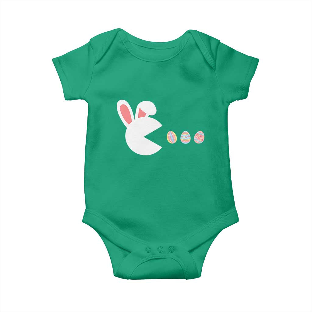 Funny Easter Baby Onesie Bunny Gamer Egg Hunter TS14 Irish Green Print Your Wear