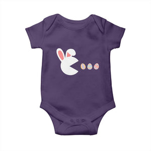 Funny Easter Baby Onesie Bunny Gamer Egg Hunter TS14 Purple Print Your Wear