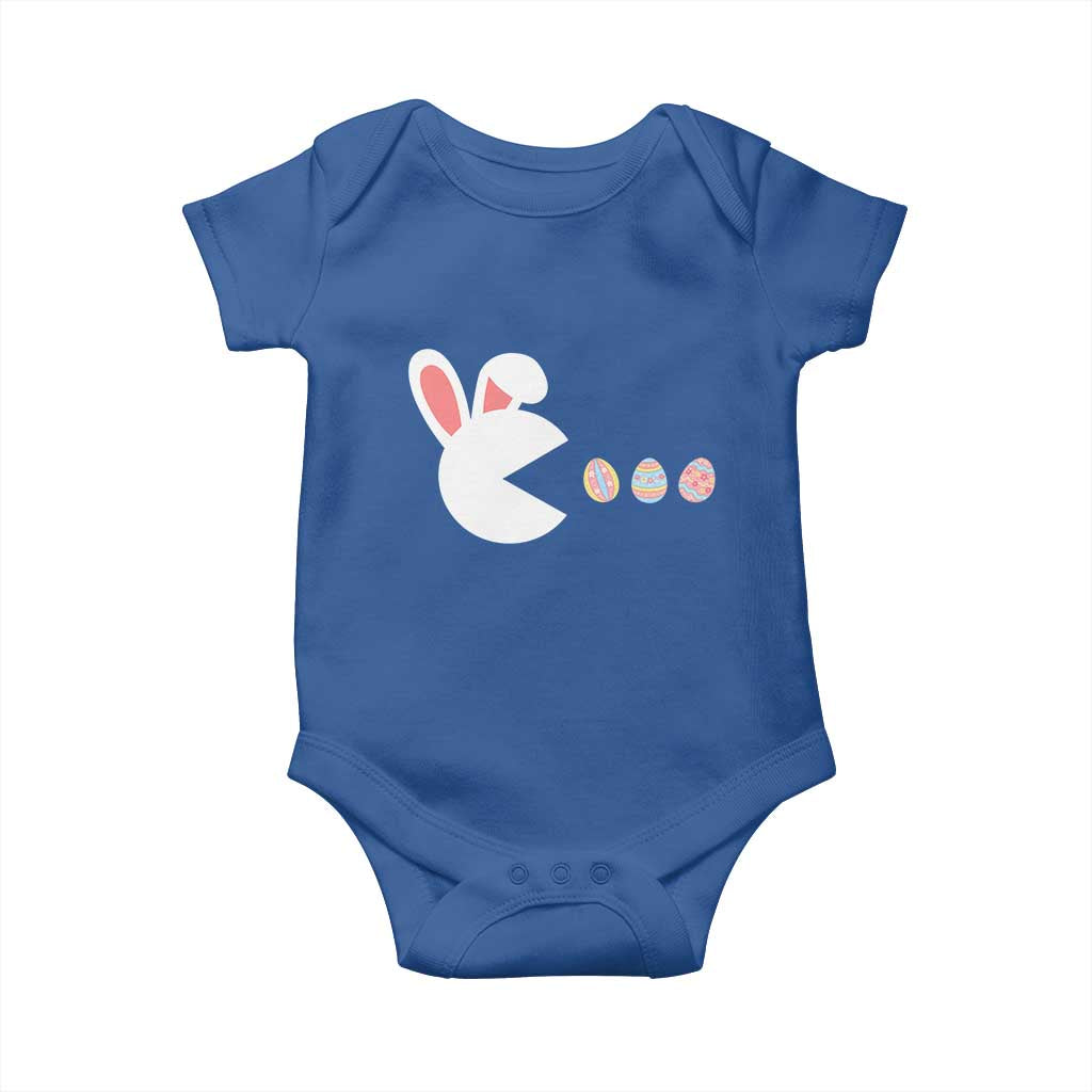 Funny Easter Baby Onesie Bunny Gamer Egg Hunter TS14 Royal Blue Print Your Wear