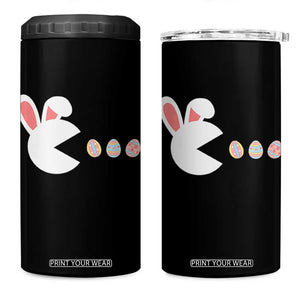 Funny Easter 4 in 1 Can Cooler Tumbler Bunny Gamer Egg Hunter TS14 One Size: 16 oz Black Print Your Wear