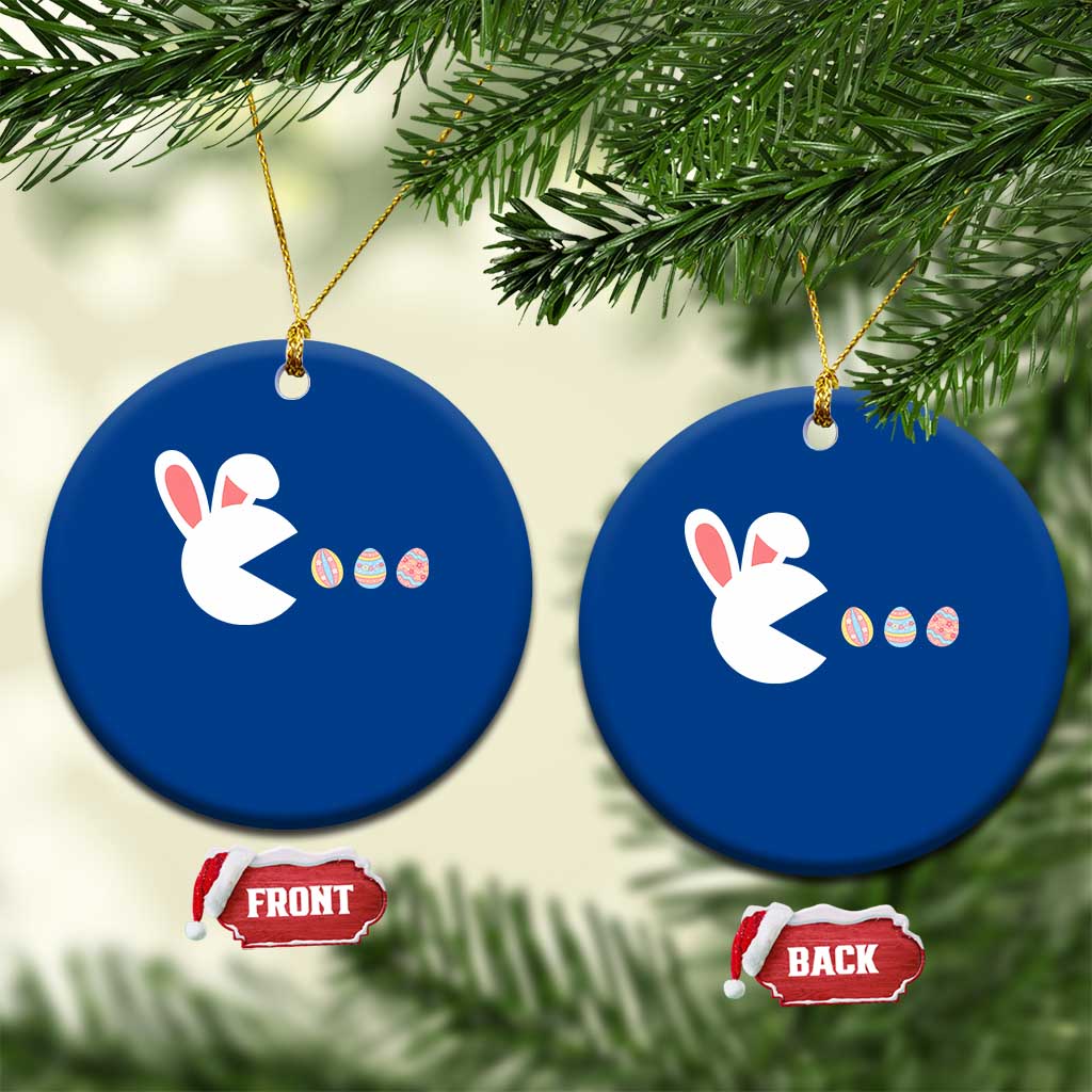 Funny Easter Ceramic Ornament Bunny Gamer Egg Hunter TS14 1pc Blue Print Your Wear
