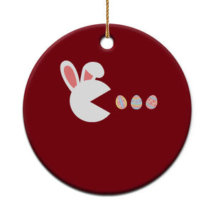 Funny Easter Ceramic Ornament Bunny Gamer Egg Hunter TS14 1pc Red Print Your Wear