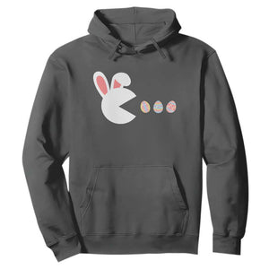 Funny Easter Hoodie Bunny Gamer Egg Hunter TS14 Dark Heather Print Your Wear