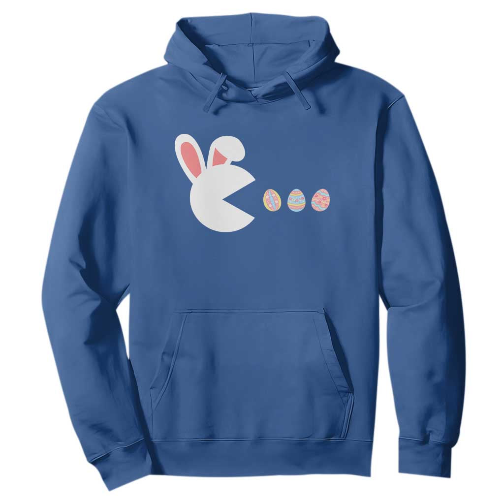 Funny Easter Hoodie Bunny Gamer Egg Hunter TS14 Royal Blue Print Your Wear