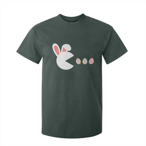 Funny Easter T Shirt For Kid Bunny Gamer Egg Hunter TS14 Dark Forest Green Print Your Wear