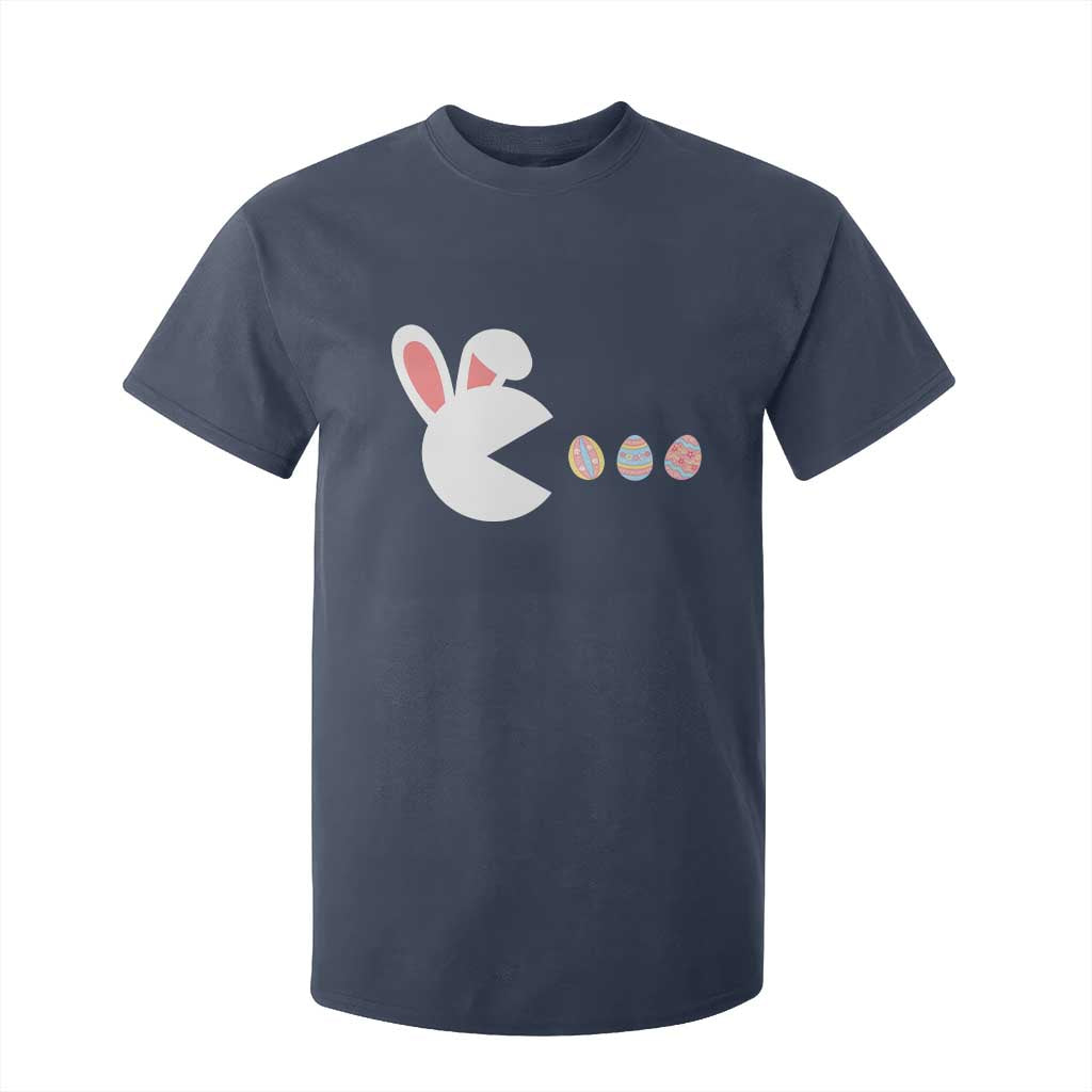 Funny Easter T Shirt For Kid Bunny Gamer Egg Hunter TS14 Navy Print Your Wear