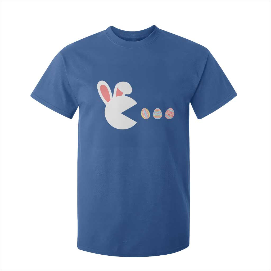Funny Easter T Shirt For Kid Bunny Gamer Egg Hunter TS14 Royal Blue Print Your Wear