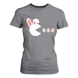 Funny Easter T Shirt For Women Bunny Gamer Egg Hunter TS14 Charcoal Print Your Wear