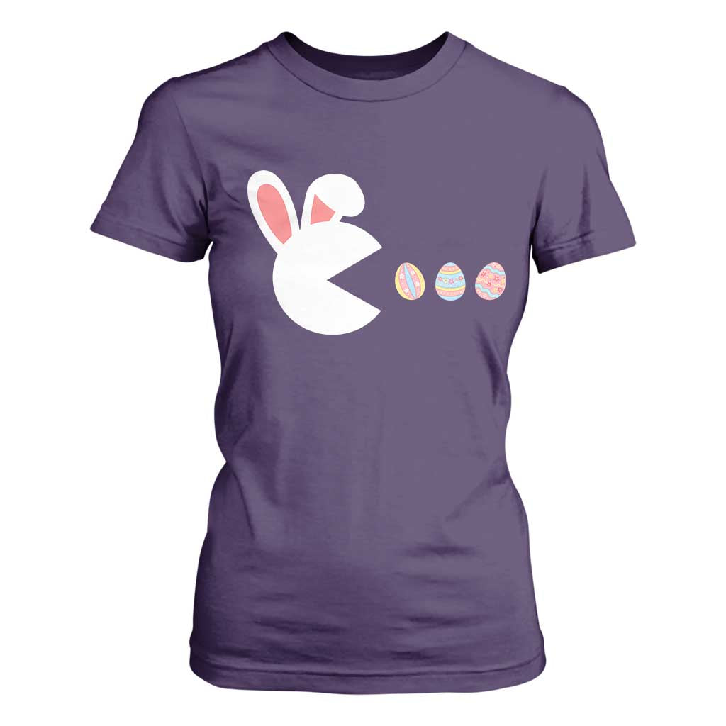 Funny Easter T Shirt For Women Bunny Gamer Egg Hunter TS14 Purple Print Your Wear