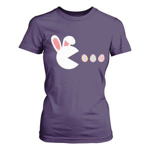 Funny Easter T Shirt For Women Bunny Gamer Egg Hunter TS14 Purple Print Your Wear