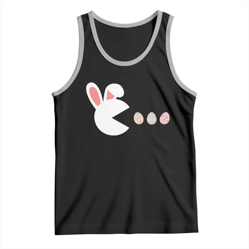 Funny Easter Tank Top Bunny Gamer Egg Hunter TS14 Black Athletic Heather Print Your Wear