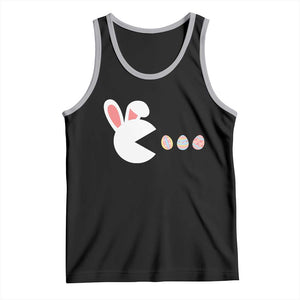 Funny Easter Tank Top Bunny Gamer Egg Hunter TS14 Black Athletic Heather Print Your Wear