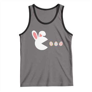 Funny Easter Tank Top Bunny Gamer Egg Hunter TS14 Deep Heather Black Print Your Wear