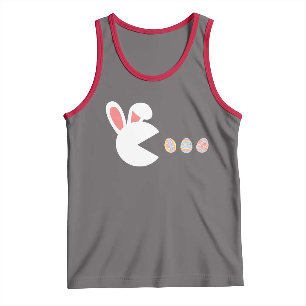 Funny Easter Tank Top Bunny Gamer Egg Hunter TS14 Deep Heather Red Print Your Wear