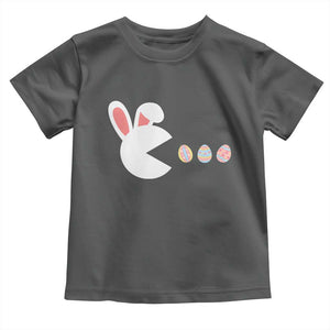 Funny Easter Toddler T Shirt Bunny Gamer Egg Hunter TS14 Dark Heather Print Your Wear