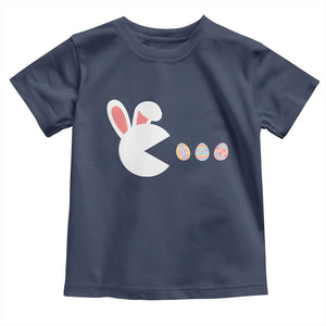 Funny Easter Toddler T Shirt Bunny Gamer Egg Hunter TS14 Navy Print Your Wear